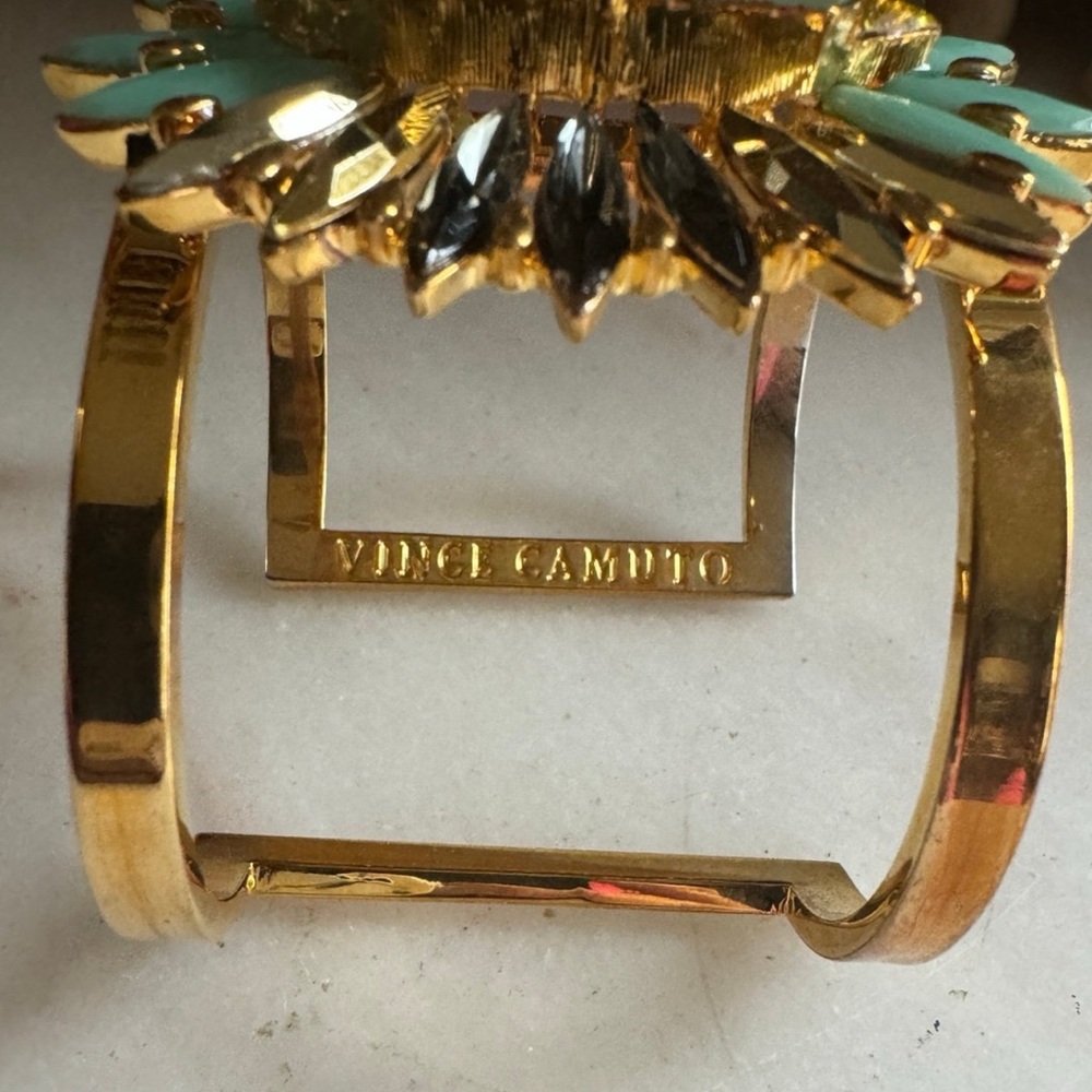 Vince Camuto Gold-Tone Cuff Bracelet – Classic & Bold - Picture 4 of 5